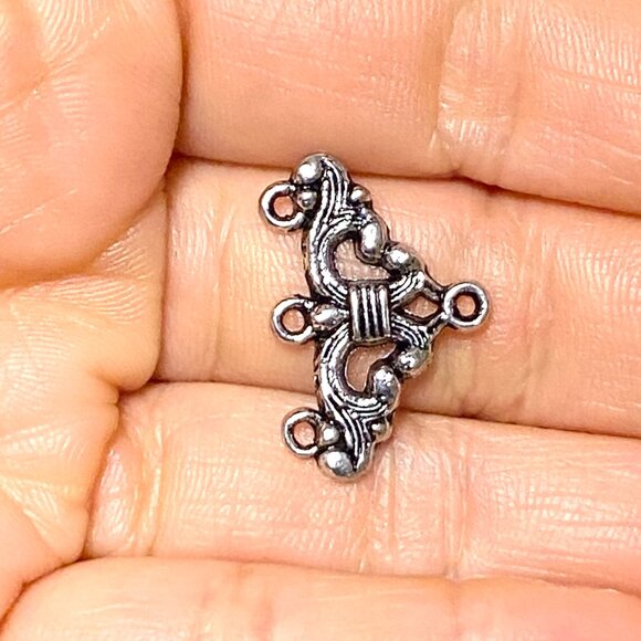 3/10$, 3 to 1 Silver Color Connector for Jewelry Making, DIY Projects - Picture 5 of 5